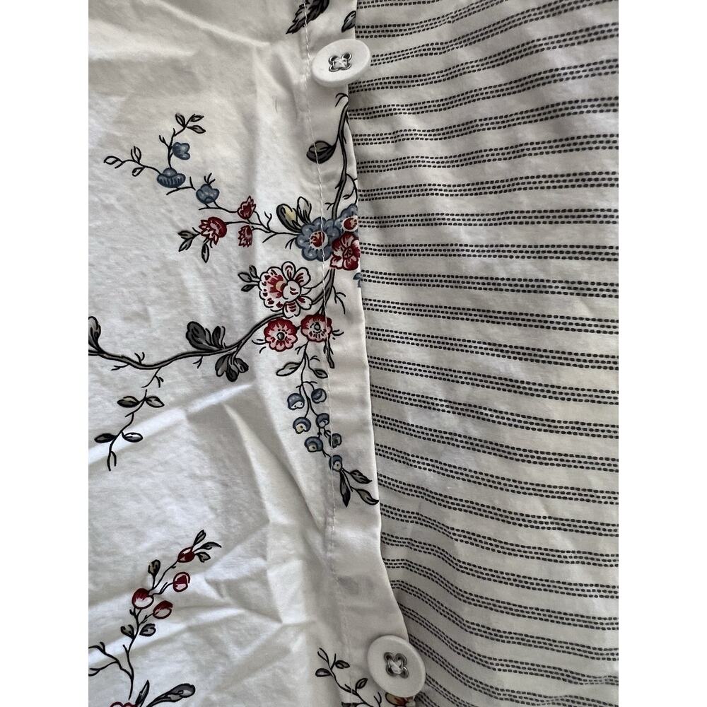Vintage IKEA LJUSÖGA Twin XL Duvet 100% Cotton Floral Blossom French Country